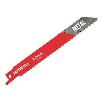 Faithfull HSS Metal Cutting Sabre Saw Blades