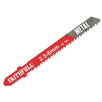 Faithfull Metal Cutting Jigsaw Blades Pack of 5 T118B