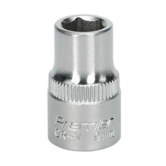 Sealey S3809 WallDrive&amp;reg; Socket 9mm 3/8"Sq Drive