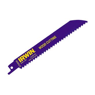 IRWIN® 606R 150mm Sabre Saw Blade Fast Cutting Wood Pack of 5