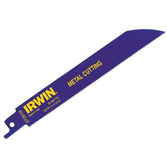 IRWIN® 614R Bi-Metal Sabre Saw Blades for Metal Cutting 150mm Pack of 25