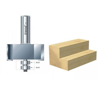 Trend 46/390 x 1/2 TCT Bearing Guided Rebater 22.5mm x 50.8mm