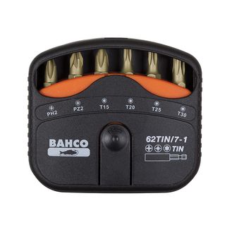Bahco 62TIN/7-1 TiN Bit Set, 7 Piece