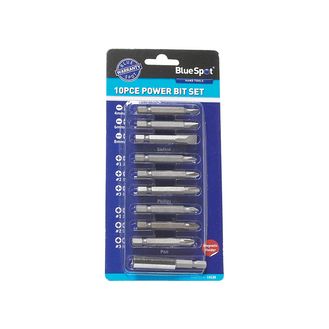 BlueSpot Tools Power Bit Set, 10 Piece