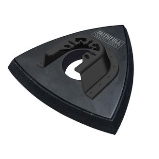Faithfull Delta Hook &amp; Loop Sanding Pad Triangular 93mm