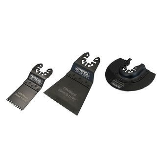 Faithfull Multi-Function Tool Blade Set, 3 Piece