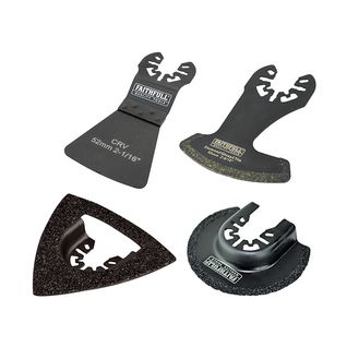 Faithfull Multi-Tool Tiling Kit, 4 Piece