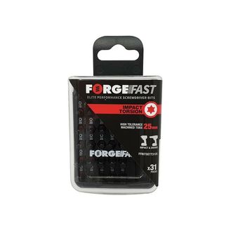 ForgeFix ForgeFast TORX® Compatible Impact Bit Set, 31 Piece