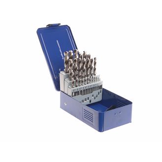 Faithfull HSS PRO Drill Sets in Metal Case