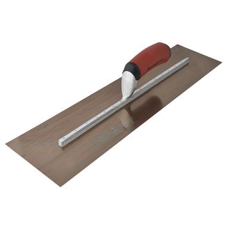 Marshalltown MXS205GD Golden Stainless Steel Finishing Trowel DuraSoft® 20 x 5in