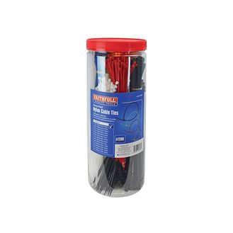 Faithfull Cable Ties (Barrel Pack 1200)