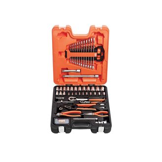 Bahco S81MIX 1/4 &amp; 1/2in Drive Socket Spanner &amp; Pliers Set, 81 Piece