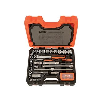 Bahco S95 1/4in &amp; 1/2in Drive Socket &amp; Mech Set, 95 Piece