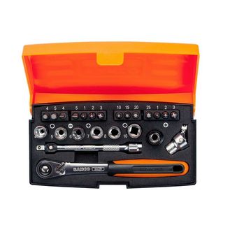 Bahco SL24 1/4in Drive Socket Set, 24 Piece