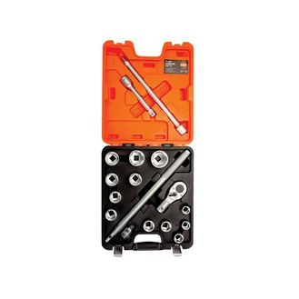Bahco SLX17 3/4in Drive Socket Set, 17 Piece