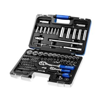 Expert 1/4 &amp; 1/2in Drive Socket &amp; Accessory Set, 98 Piece