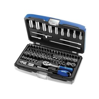 Expert 1/4in Drive Socket &amp; Accessory Set, 73 Piece