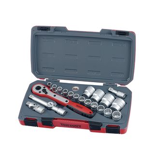Teng T1221 Socket Set of 21 Metric 1/2in Drive