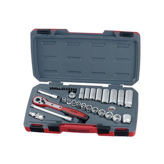Teng T3835AF Socket Set of 35 A/F 3/8in Drive