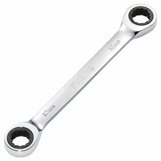 Draper 27737 Draper HI-TORQ&amp;#174; Metric Double Ratchet Ring Spanner, 12 x 13mm