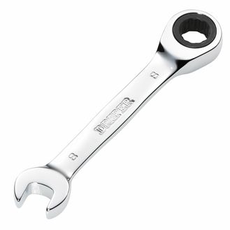 Draper 27840 Draper HI-TORQ&amp;#174; Metric Stubby Ratchet Combination Spanner, 8mm