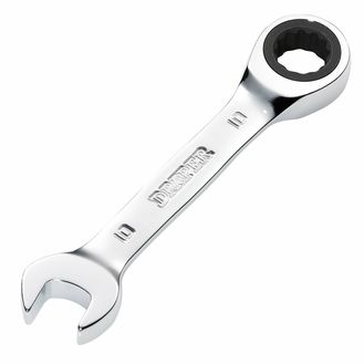 Draper 27865 Draper HI-TORQ&amp;#174; Metric Stubby Ratchet Combination Spanner, 10mm
