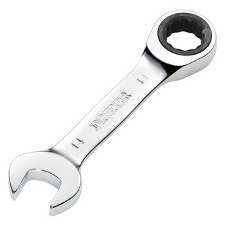 Draper 27895 Draper HI-TORQ&amp;#174; Metric Stubby Ratchet Combination Spanner, 14mm