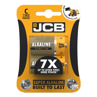 JCB S5339 Super Alkaline C Cell Batteries