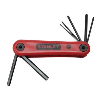 STANLEY® Metric Folding Hexagon Key Set,7 Piece