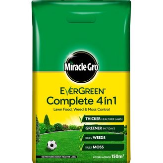 Miracle-Gro® 119738 Evergreen Complete 4-in-1 Lawn Food, Weed &amp; Moss Control