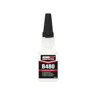 Bondloc B480 Black Rubber Toughened Cyanoacrylate 20g