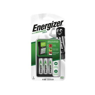 Energizer® Maxi Charger plus 4 x AA 1300 mAh Batteries