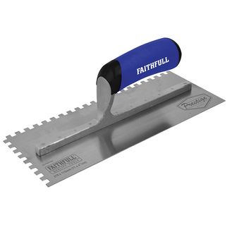 Faithfull Prestige Notched Trowel
