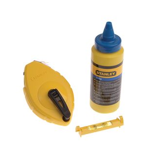 STANLEY® Chalk Line 30m, Blue Chalk &amp; Level