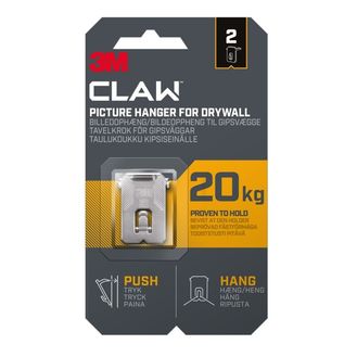 3M Claw CLAW20 Drywall Picture Hanger 20kg