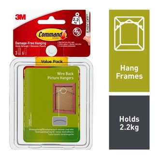Command™ 7100109350 Wire-Backed Picture Hanger Value Pack