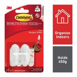 Command™ 7100117616 Small Designer Hooks