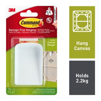 Command™ 7100117867 Jumbo Canvas Hanger