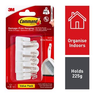 Command™ 7100118986 Small Wire Hooks Value Pack