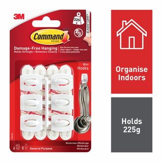 Command™ 7100134387 Mini Hooks
