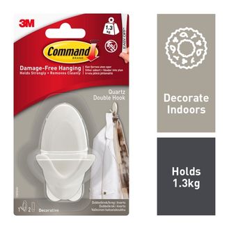 Command™ 7100137127 Quartz Double Hook