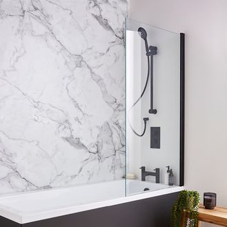 Kvit NER-SSS Nero Square Bath Screen