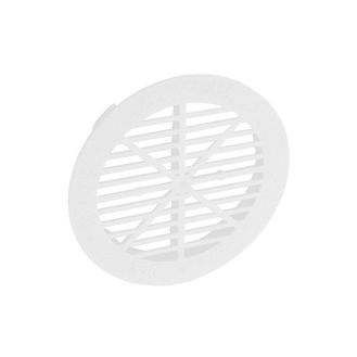 Securit S3272 Plastic White Round Soffit Vent 70mm
