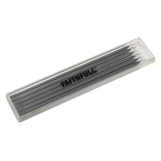 Faithfull Black Pencil Marking Refill Pack, 6 Piece