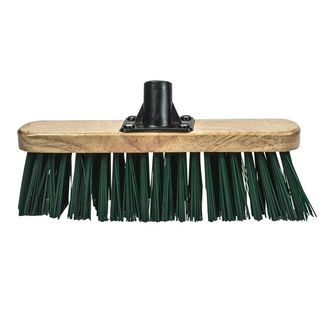 Faithfull Stiff Green Broom Head 300mm (12in) Threaded Socket