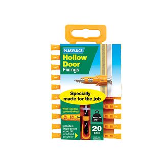 Plasplugs Hollow Door Fixings