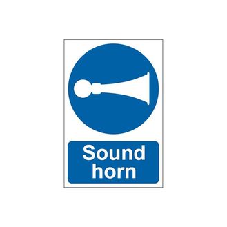 Scan Sound Horn  - PVC Sign 200 x 300mm