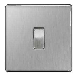 BG FBS12-01 Light Switch 10ax Plate 1 Switch