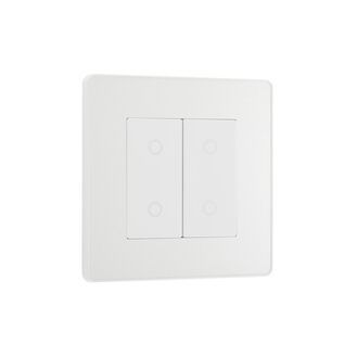 BG PCDCLTDS2W-01 2G 2 Way Touch Plastic Dimmer Switch