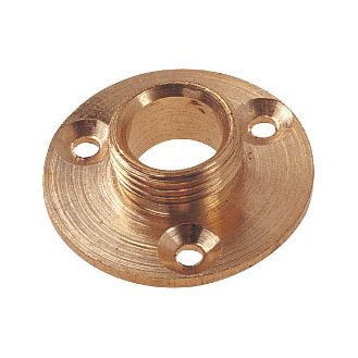 Dencon 1115P 1/2" Brass Backplate